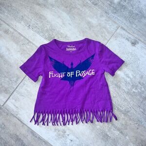 Disney Parks T-Shirt Size XXS‎ Youth Pandora Avatar Flight of Passge Fringe